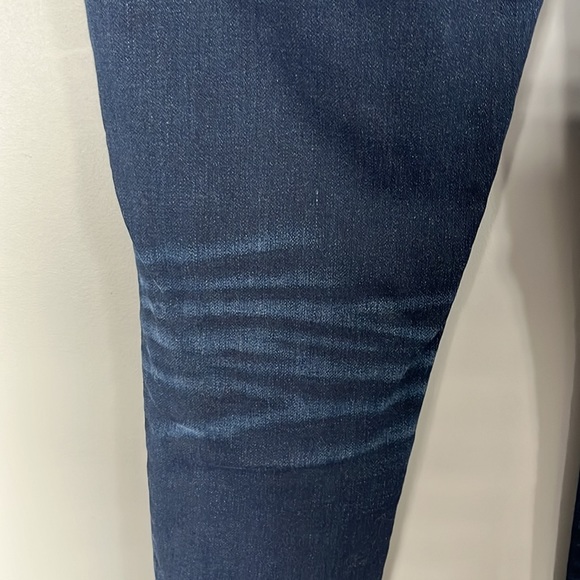 American eagle super stretch dark denim hi rise jeggings long 10 - Picture 6 of 9